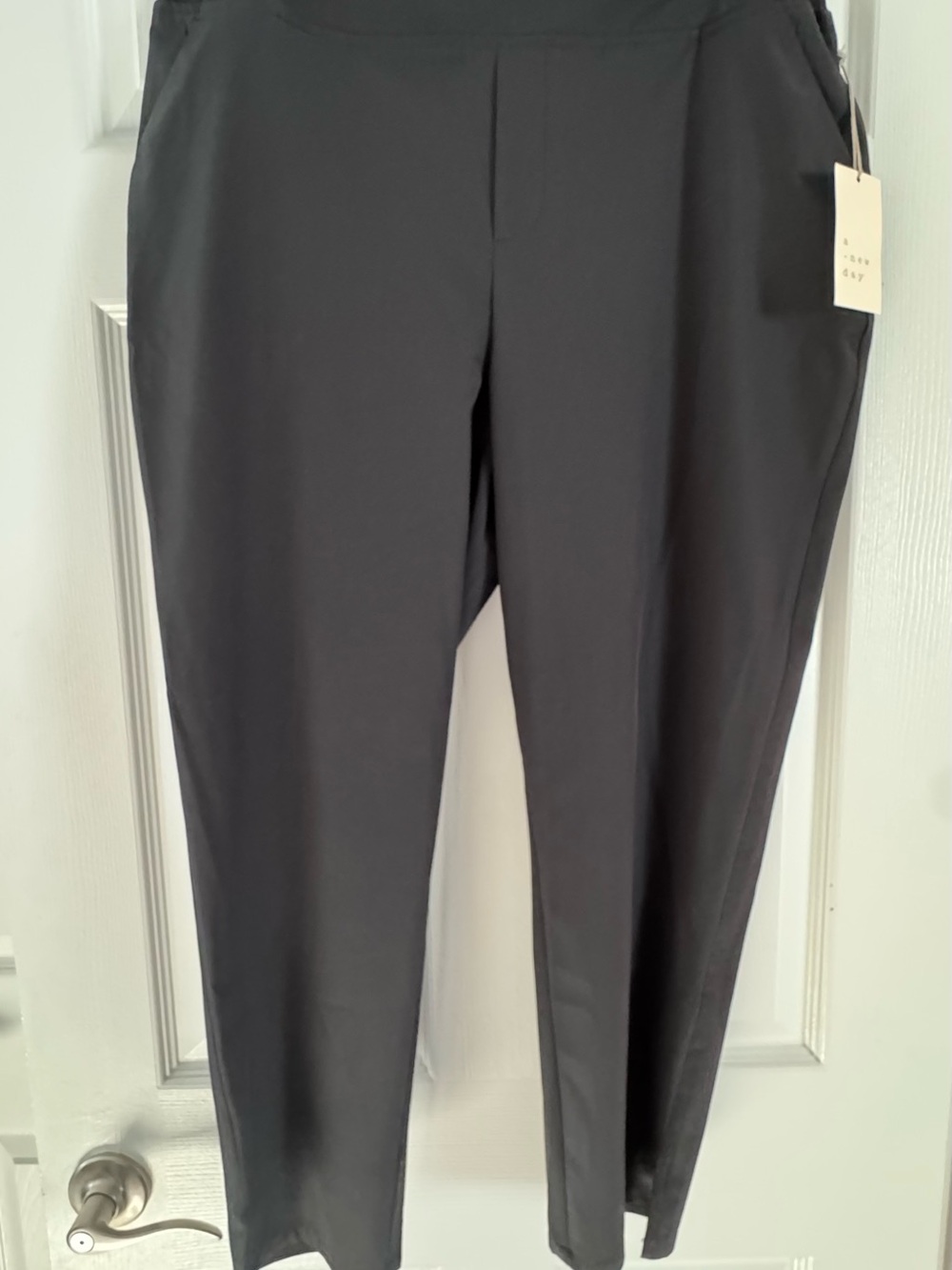 a new day Women's Black Ankle Dress Pants